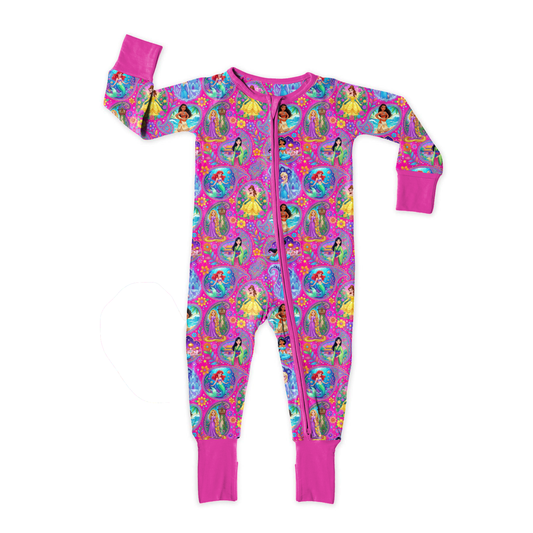 Paisley Princesses Zipper Sleeper *RTS*