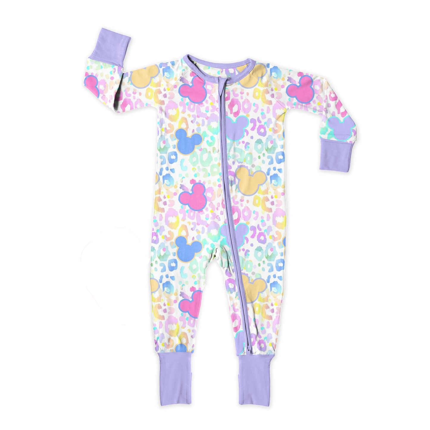 Pastel Mouse Magic Medically Adaptable Zipper Sleeper *RTS*
