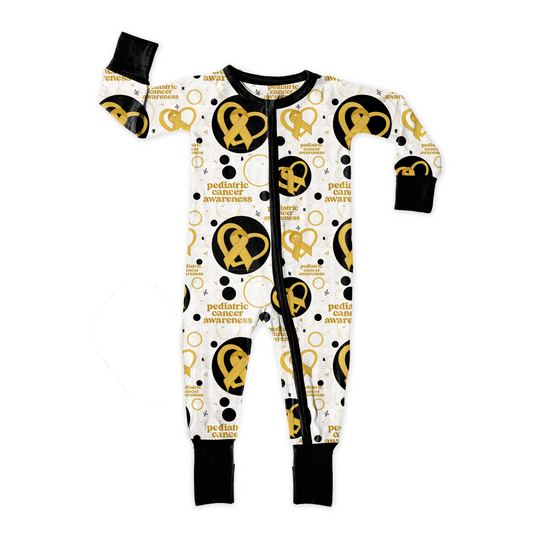 Pediatric Cancer Awareness Zipper Sleeper *RTS*