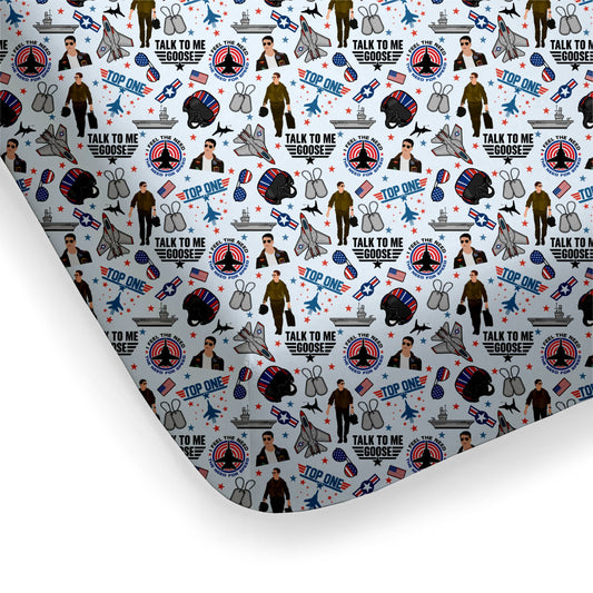 Talk to me Goose Crib Sheet *RTS*