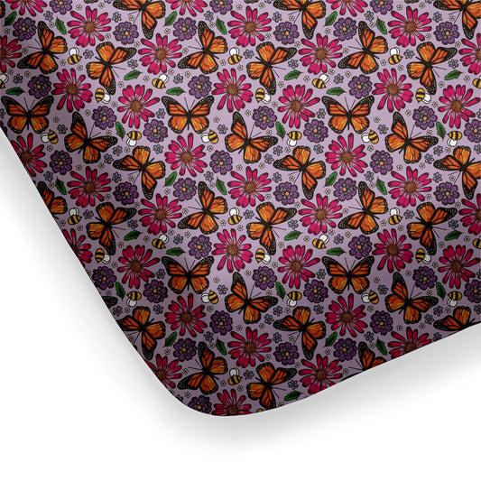 Blooming Butterfly Bliss Crib Sheet *RTS*