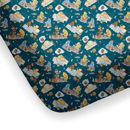 Dreamy Bear Nights Crib Sheet *RTS*