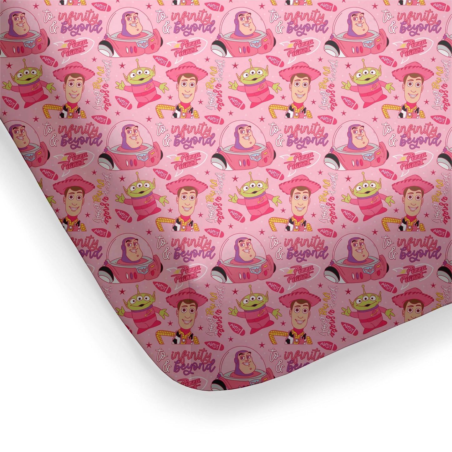 Infinity Dreams Pink Crib Sheet *RTS*