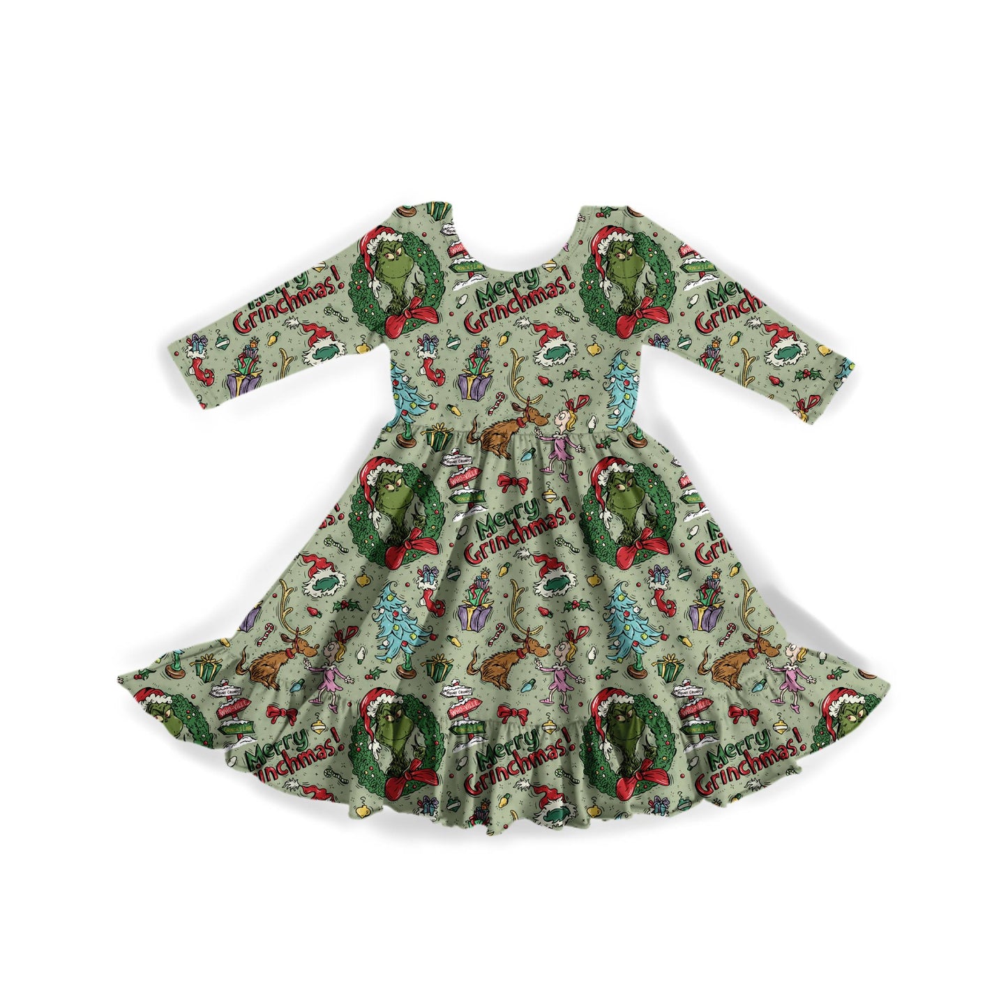 Merry Mischief Maker Youth Twirl Dress **PreOrder**
