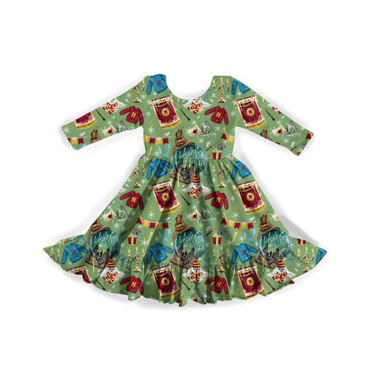 Wizarding Wonderland Youth Twirl Dress **PreOrder**