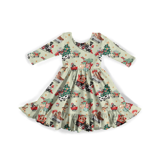 Toybox Tidings Youth Twirl Dress **PreOrder**