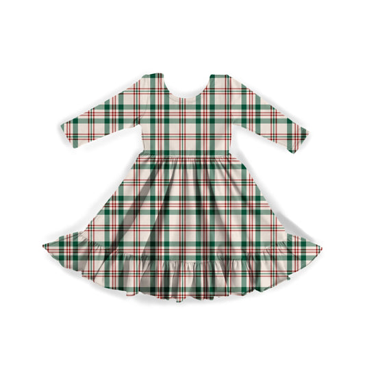 Wrapped in Plaid Youth Twirl Dress **PreOrder**