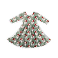 Vintage Santa Vibes Youth Twirl Dress **PreOrder**