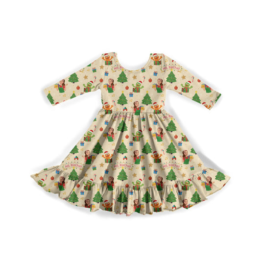 Little Holiday Learners Youth Twirl Dress **PreOrder**