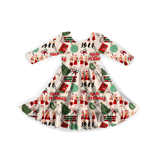 Merry Fetchmas Youth Twirl Dress **PreOrder**
