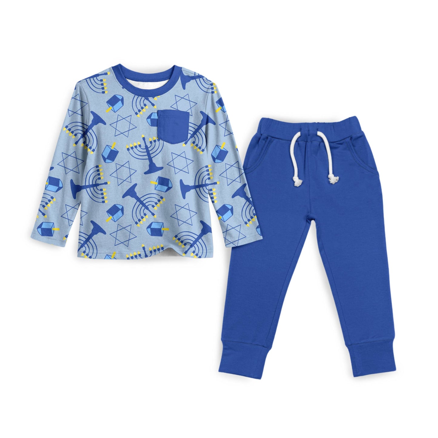 Hanukkah Blessings Boys Pant Set *RTS*