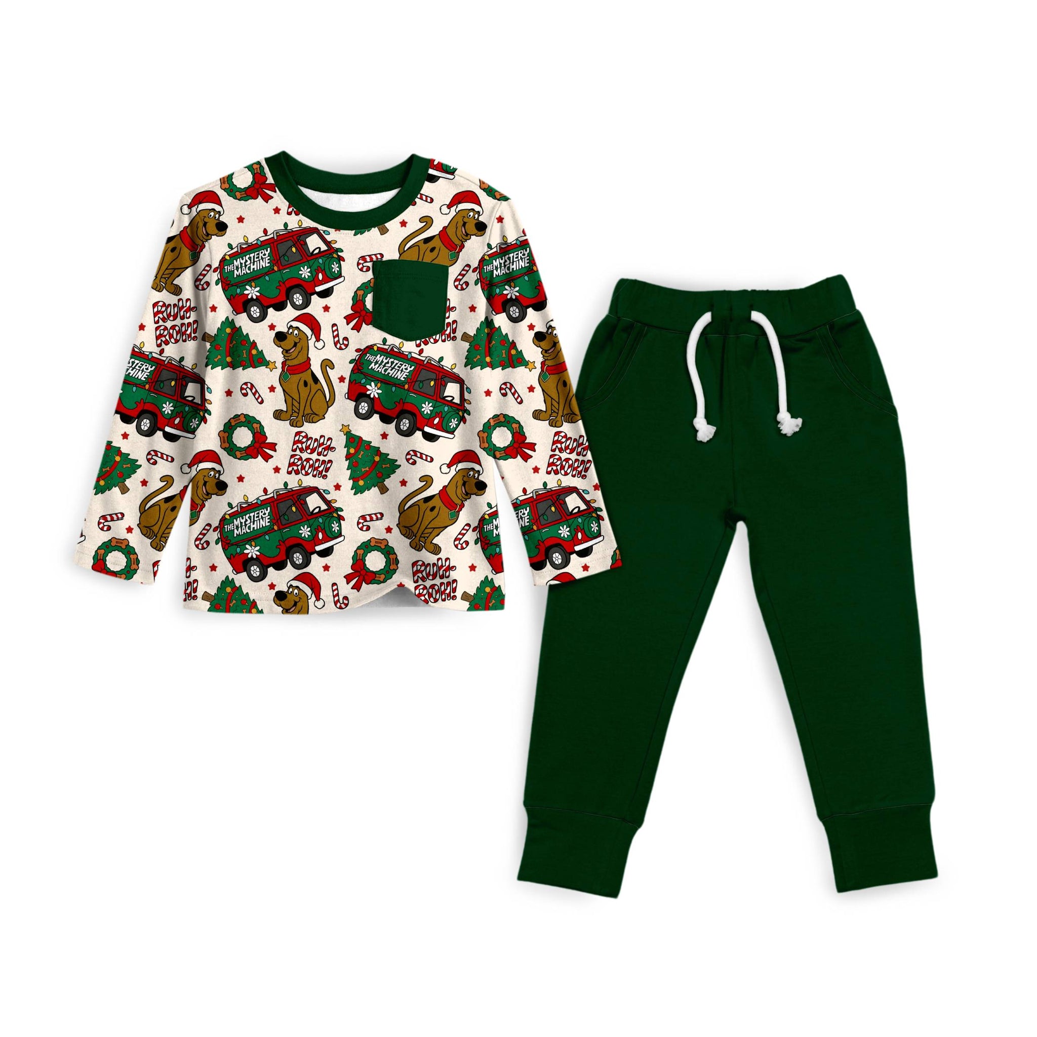 A Holiday Mystery Boys Pant Set **PreOrder**