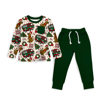 A Holiday Mystery Boys Pant Set **PreOrder**