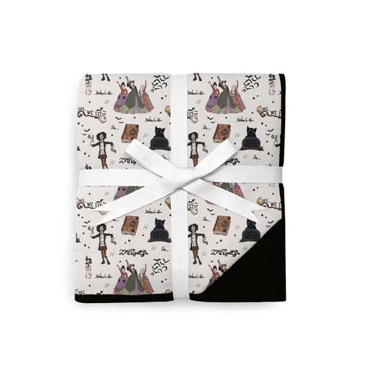 Spooky Spellbound Sisters Plush Blanket **PreOrder**