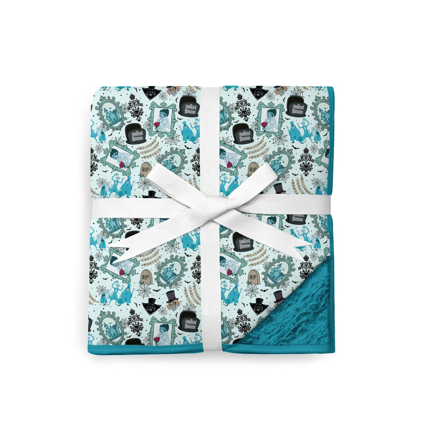 Spooky Mansion Plush Blanket **PreOrder**