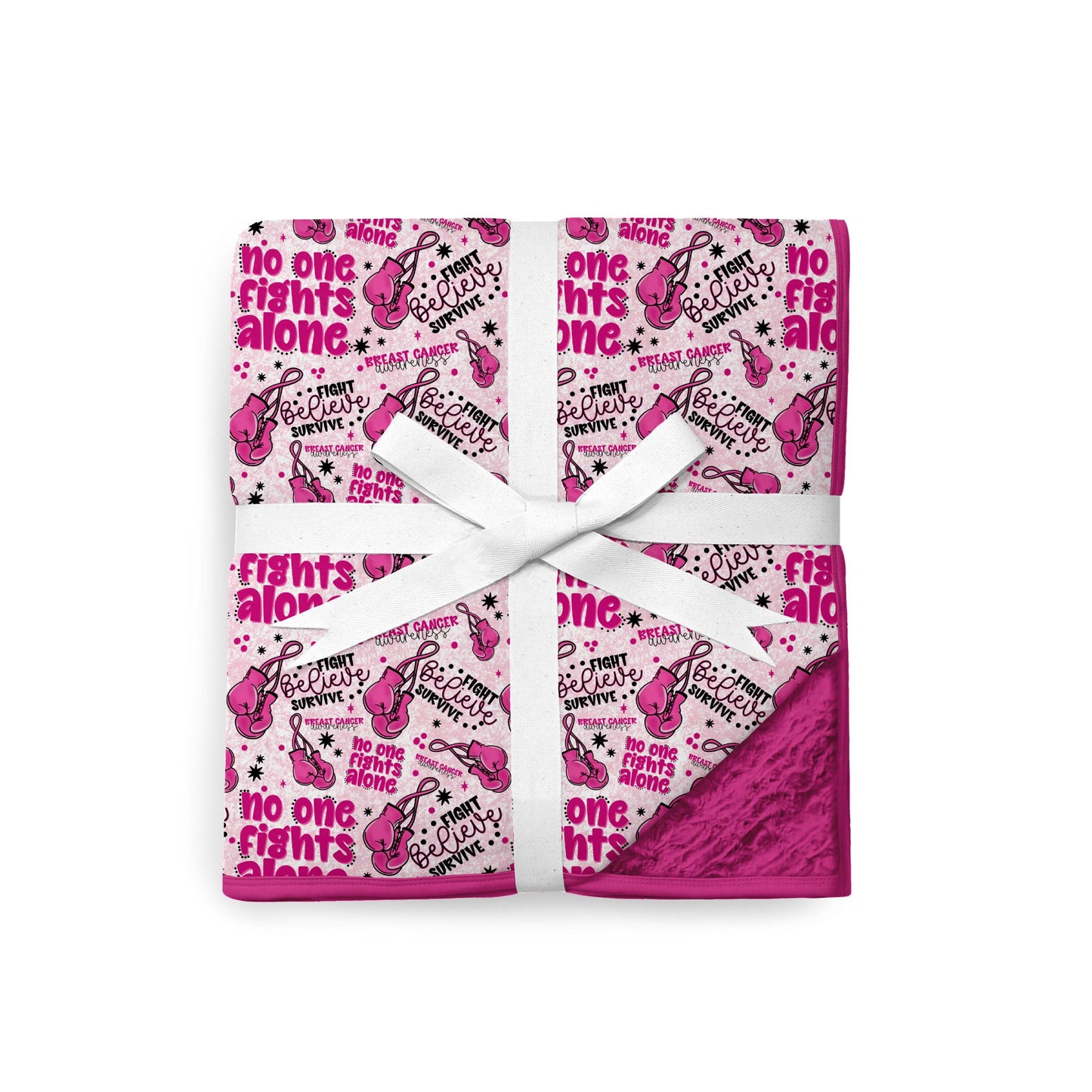 Breast Cancer Awareness Plush Blanket **PreOrder**