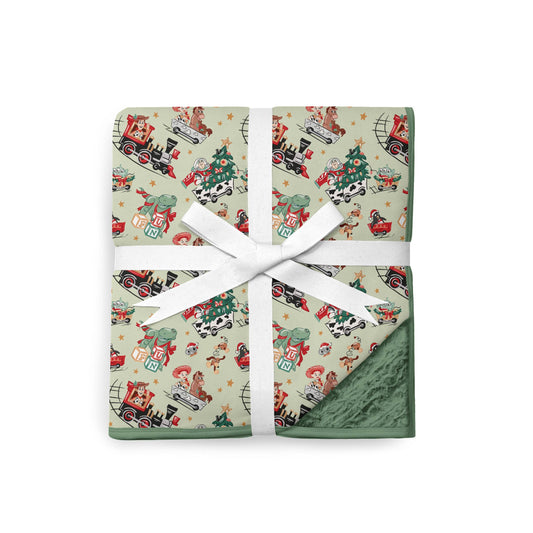 Toybox Tidings Cozy Plush Blanket **PreOrder**