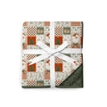 Merry Little Patchwork Cozy Plush Blanket **PreOrder**