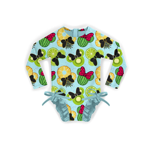 Magical Tropic Treats Rashguard One-Peice Swimwear *RTS*