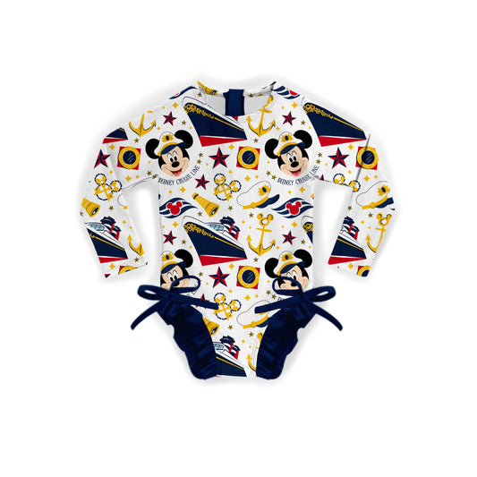 Sea You Real Soon Rashguard One-Peice Swimwear *RTS*