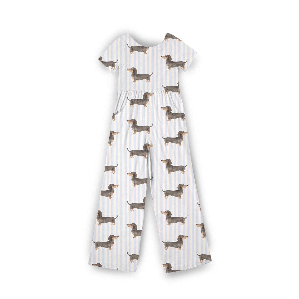 Doxie Daydreams Blue Jumpsuit **PreOrder**