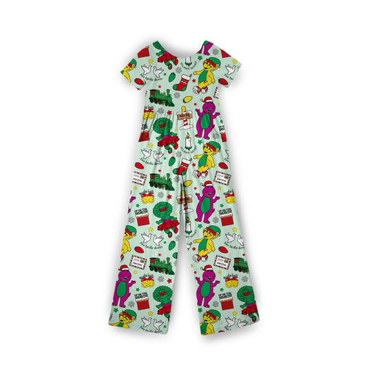Holiday Dino Happiness Jumpsuit **PreOrder**