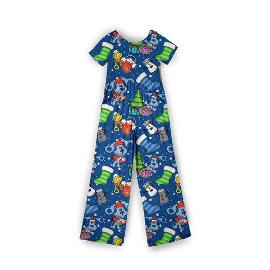 Blue Christmas Cheer Jumpsuit **PreOrder**