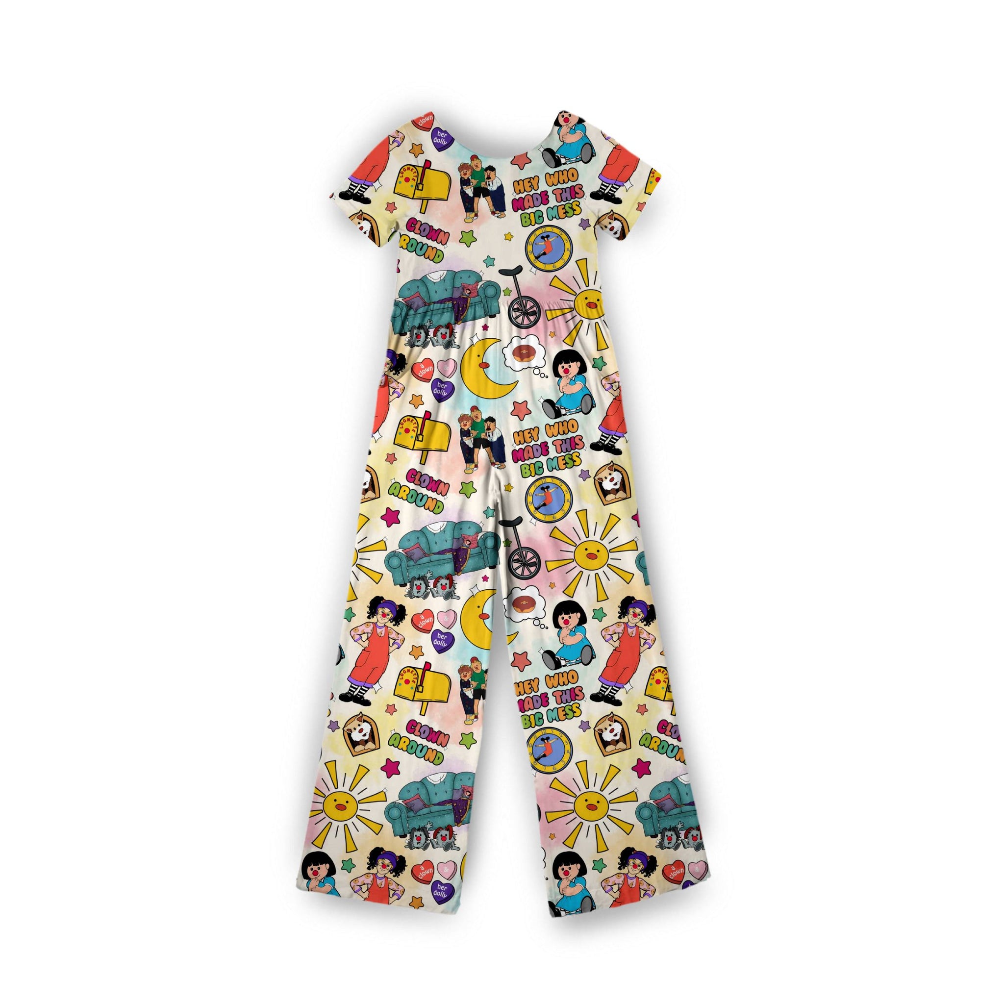 Tick Tock & Tidy Up Jumpsuit *RTS*