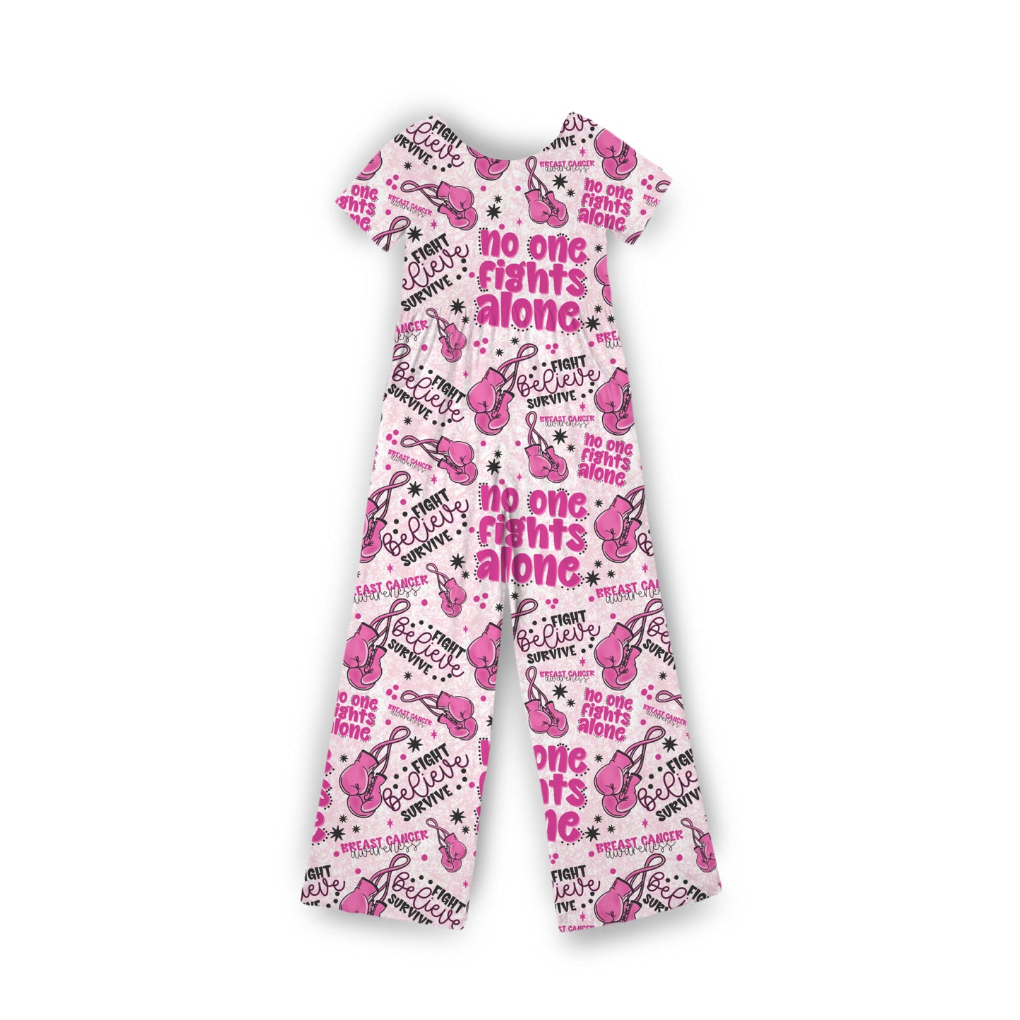 Breast Cancer Awareness Jumpsuit **PreOrder**