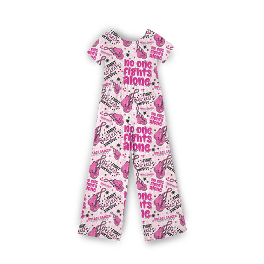 Breast Cancer Awareness Jumpsuit **PreOrder**
