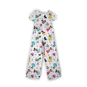 Bows and Tiaras Jumpsuit **PreOrder**