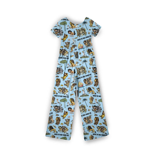 Wild Things Await Medically Adaptable Jumpsuit *RTS*