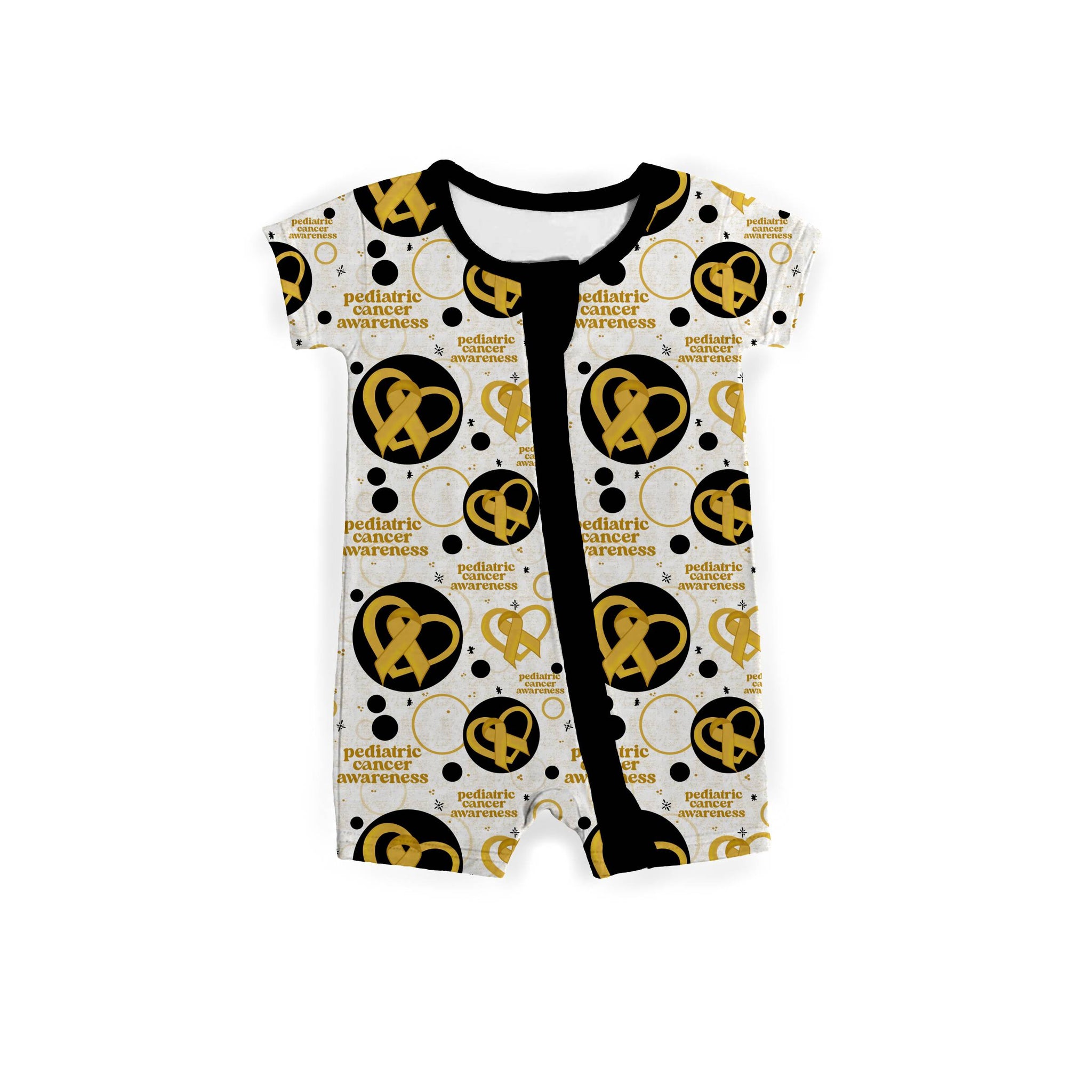 Pediatric Cancer Awareness Zipper Shortie **PreOrder**