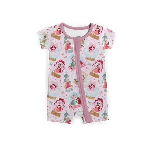 Enchanted Christmas Globes Zipper Shortie **PreOrder**