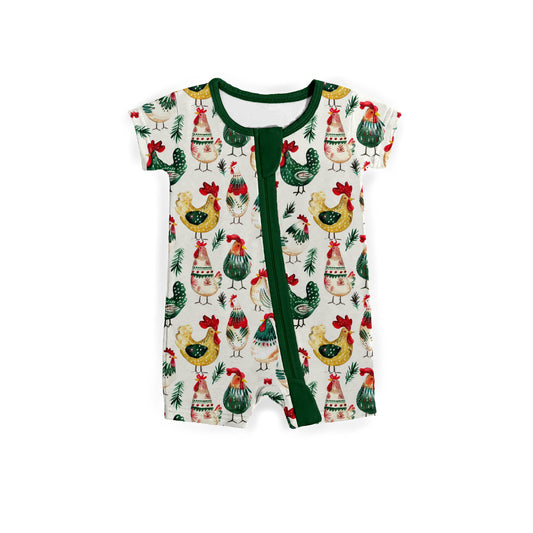 Christmas Coop Zipper Shortie **PreOrder**
