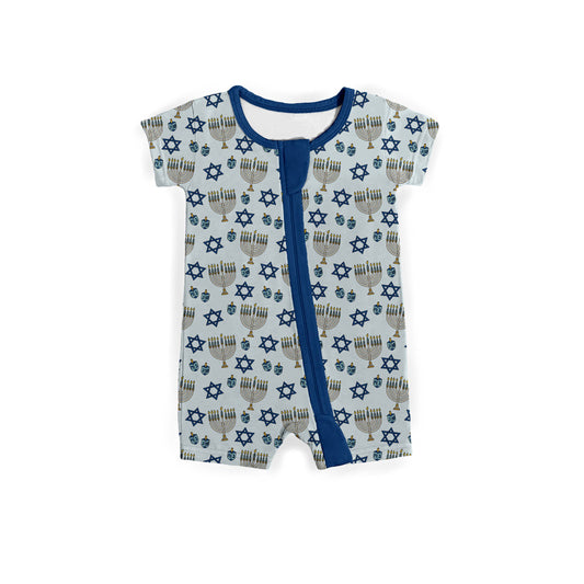 Happy Hannukah Zipper Shortie **PreOrder**
