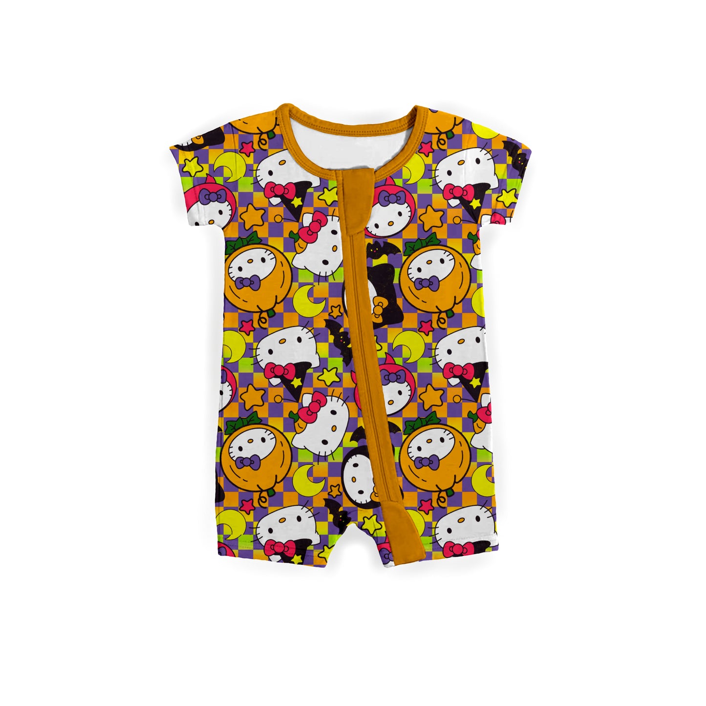Kitty's Pumpkin Patch Zipper Shortie **PreOrder**