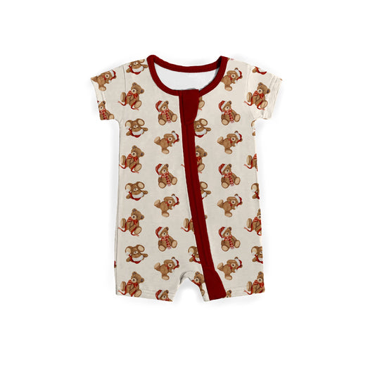 Teddy Tidings Zipper Shortie **PreOrder**