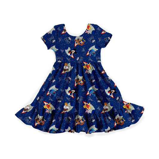 Launch Into Magic Youth Twirl Dress **PreOrder**