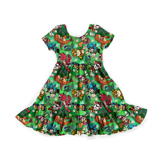Dino Rescue Youth Twirl Dress **PreOrder**