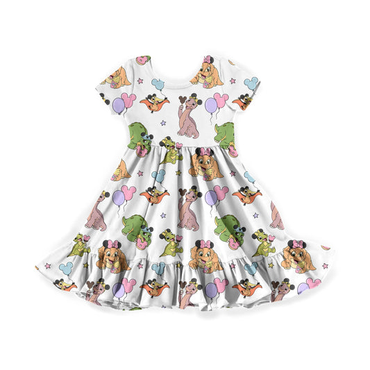 Magical Dino Era Youth Twirl Dress **PreOrder**