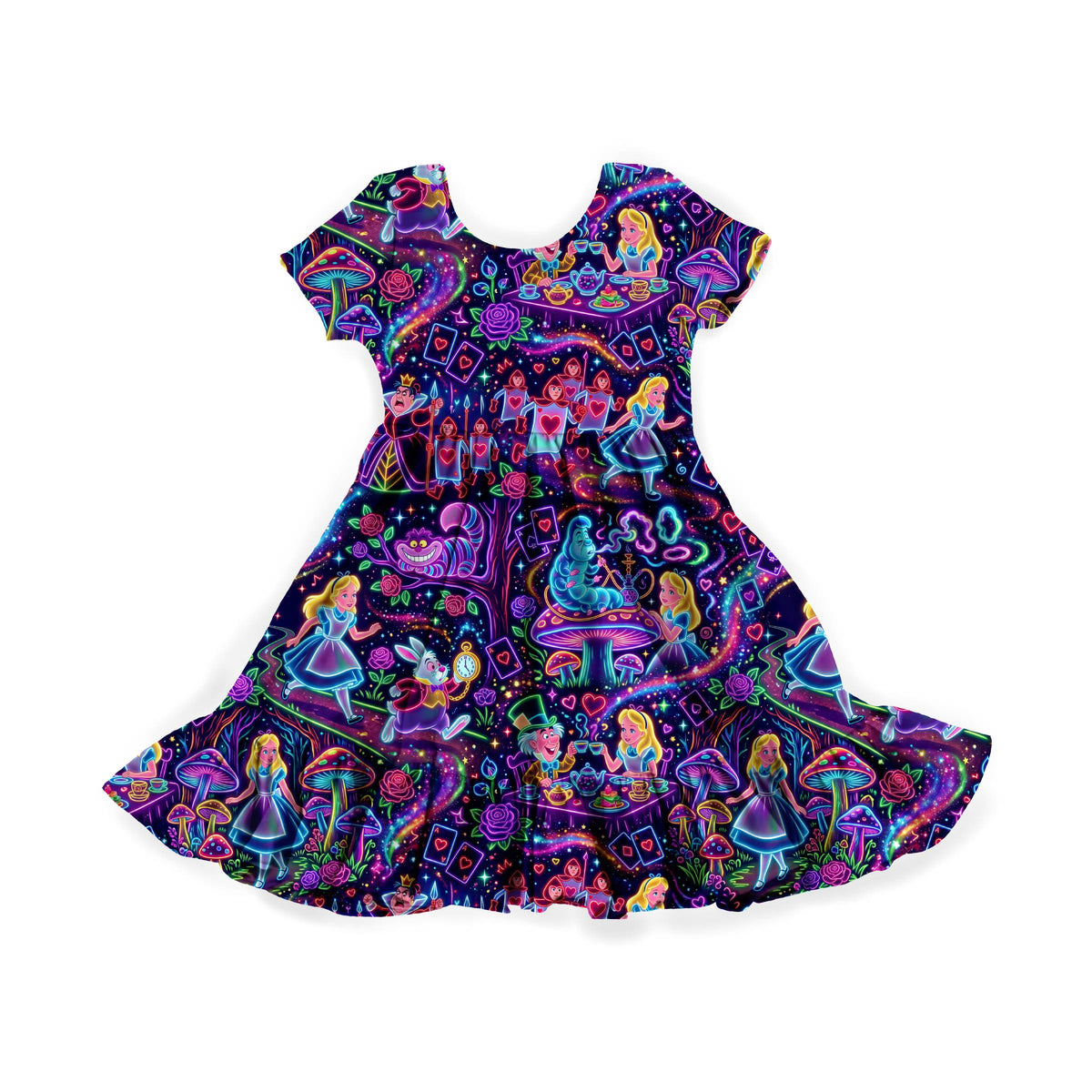Wonderland After Dark Youth Twirl Dress **PreOrder**