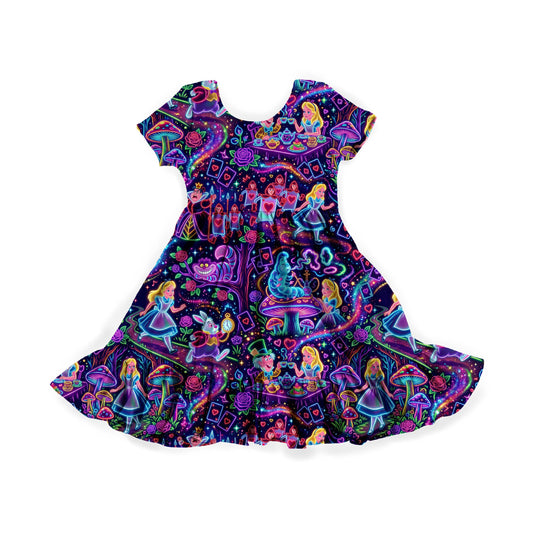 Wonderland After Dark Youth Twirl Dress **PreOrder**