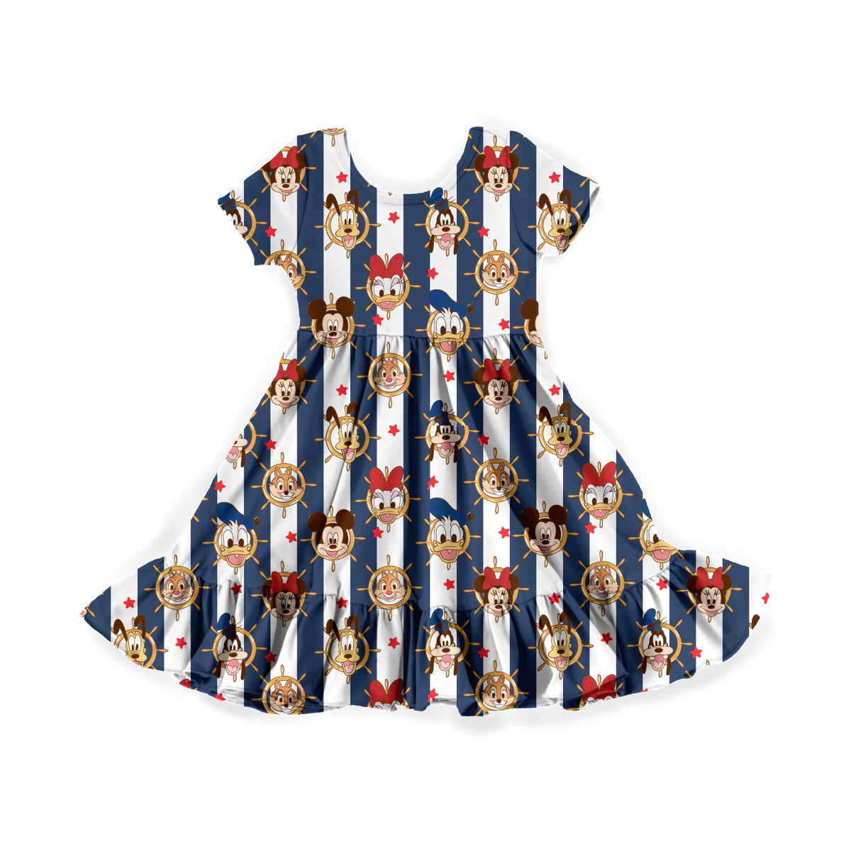 Sailing With the Crew Youth Twirl Dress **PreOrder**