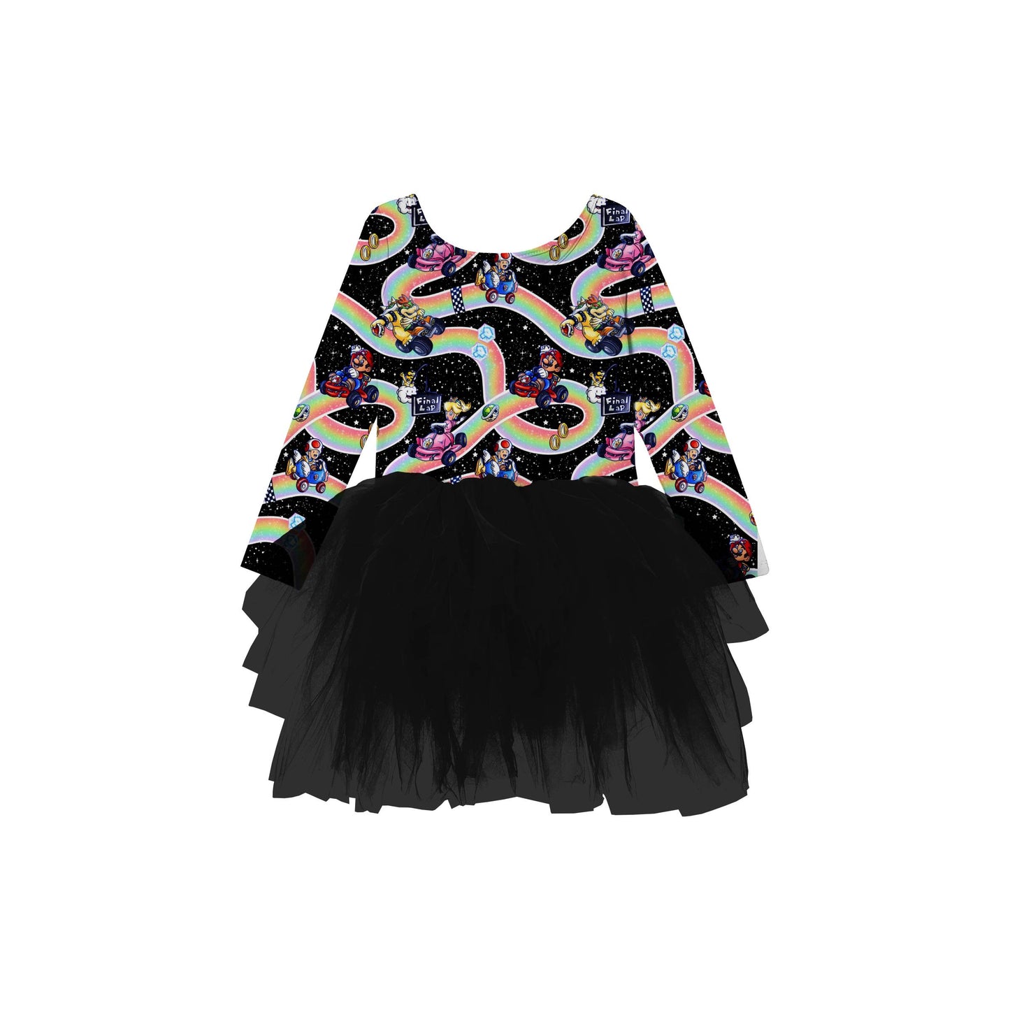 Rainbow Road Youth Tutu Dress *RTS*