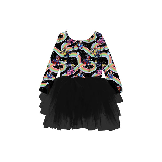 Rainbow Road Youth Tutu Dress *RTS*