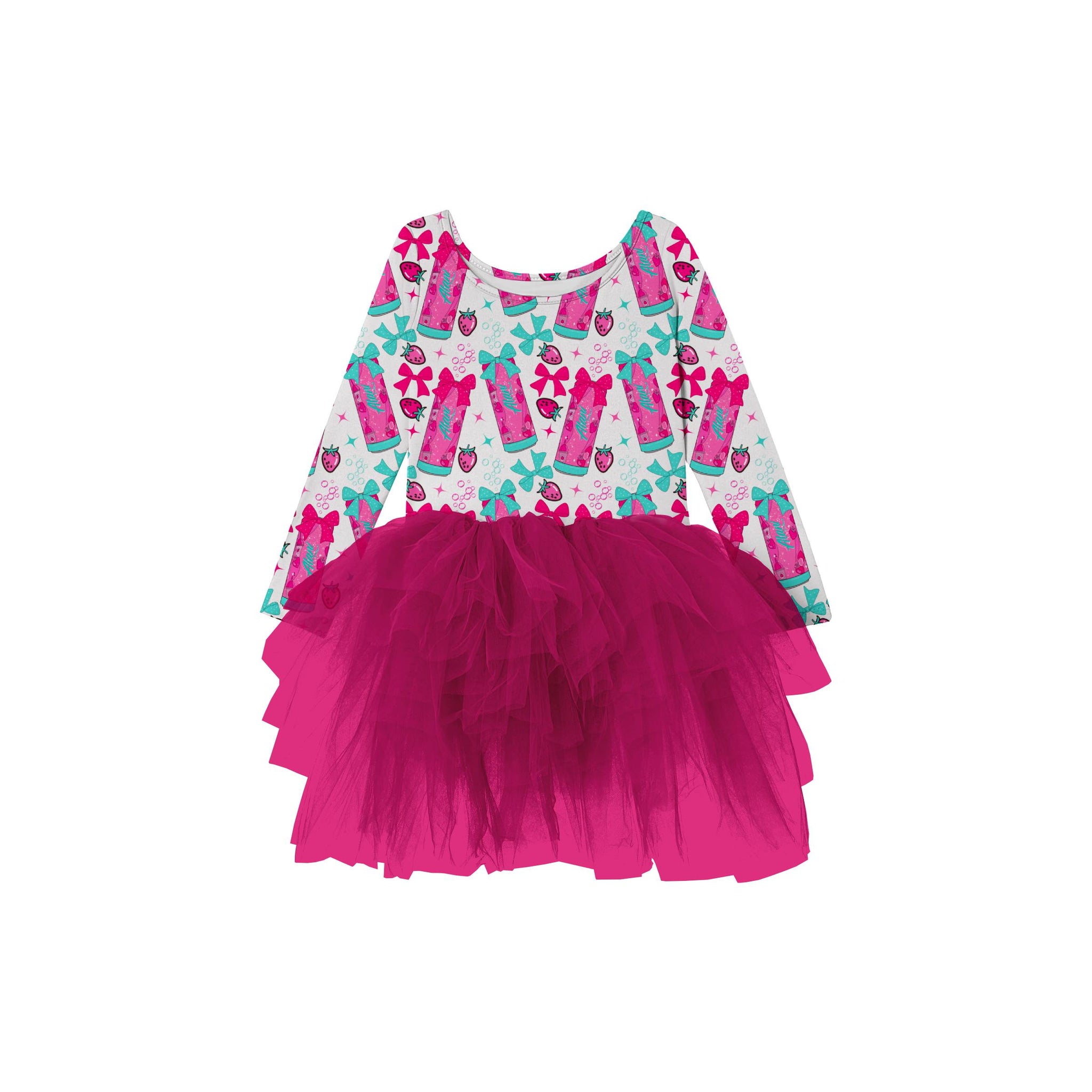 Berry Boost Youth Tutu Dress **PreOrder**