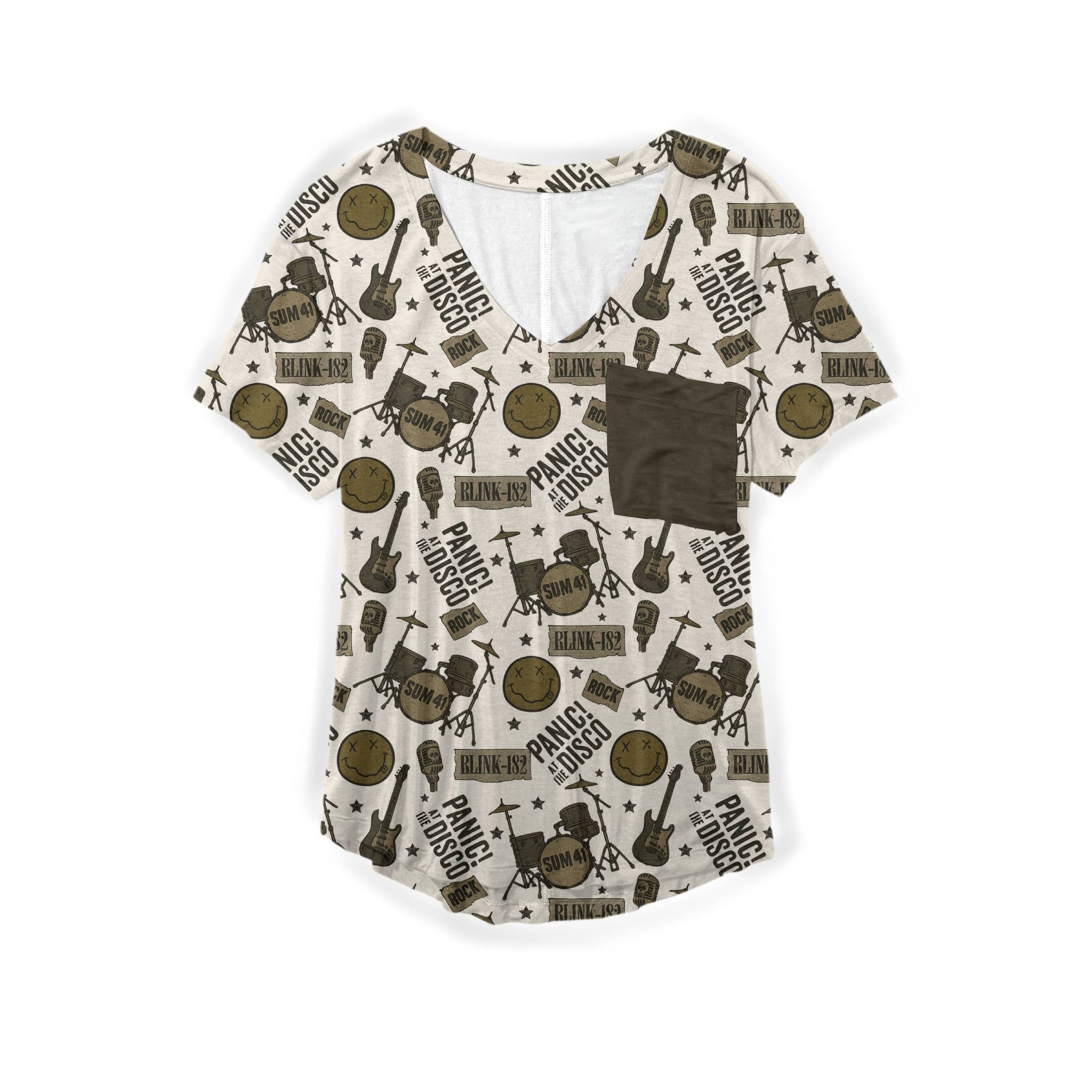 Pop Punk Rebellion Adult Women's T-shirt **PreOrder**