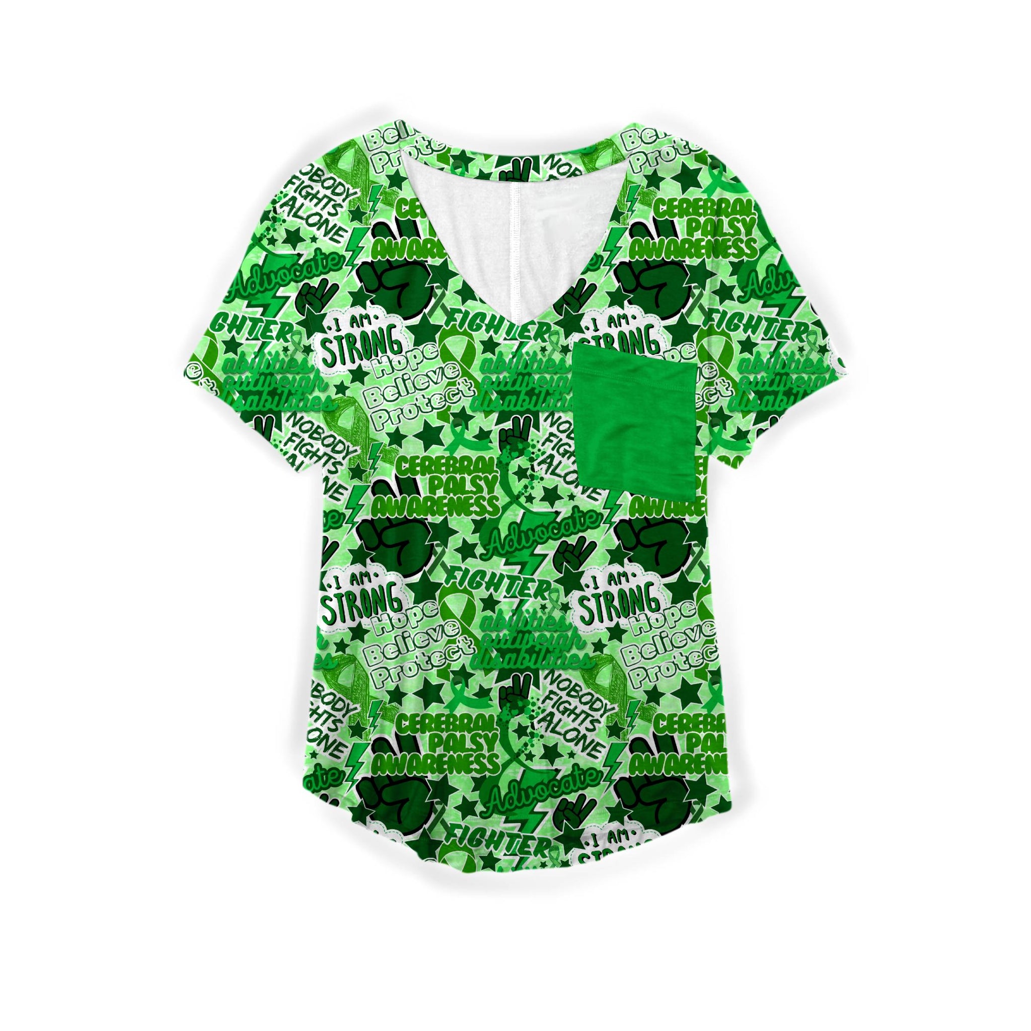 Cerebral Palsy Awareness Adult Women's T-shirt **PreOrder**