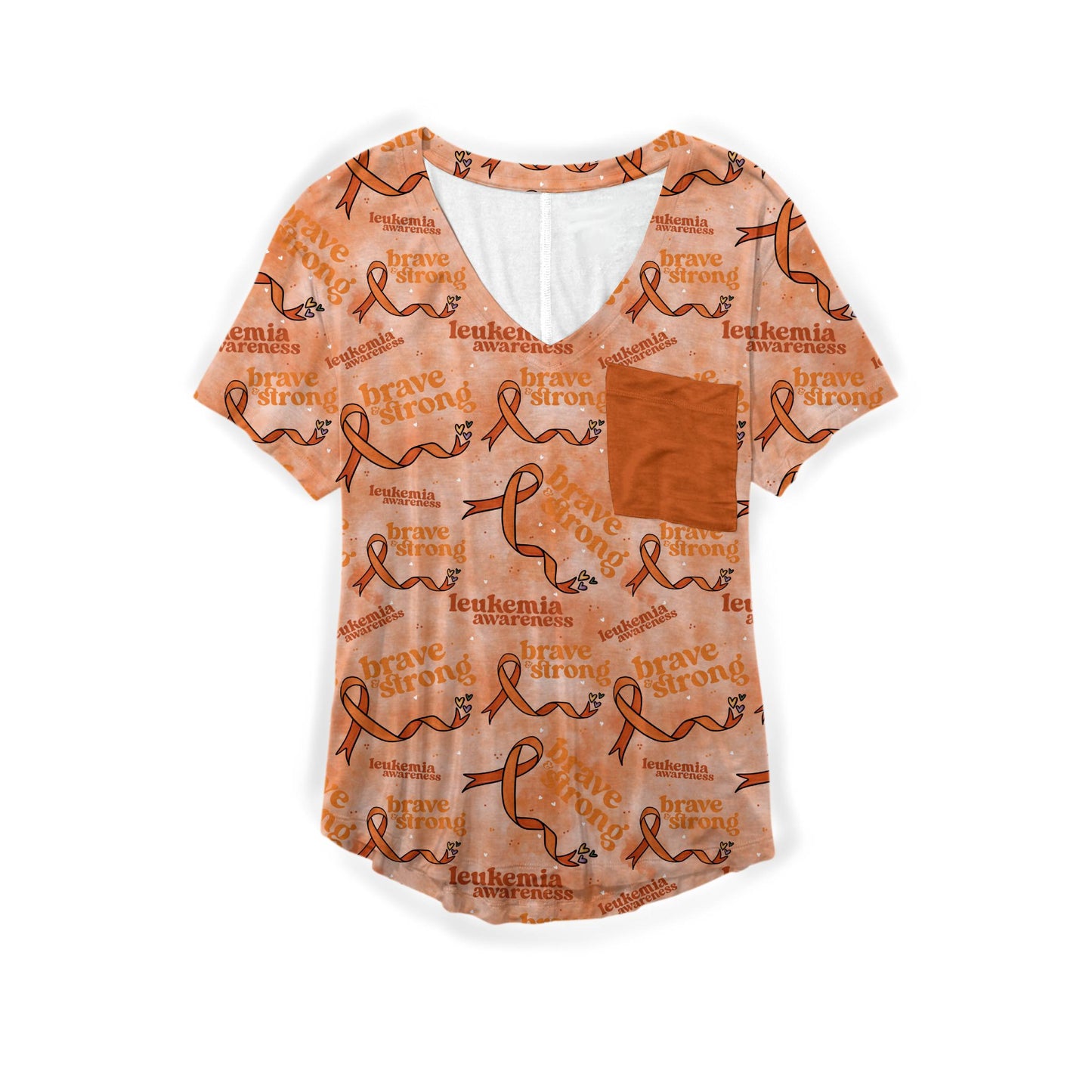 Leukemia Awareness Adult Women's T-shirt *RTS*